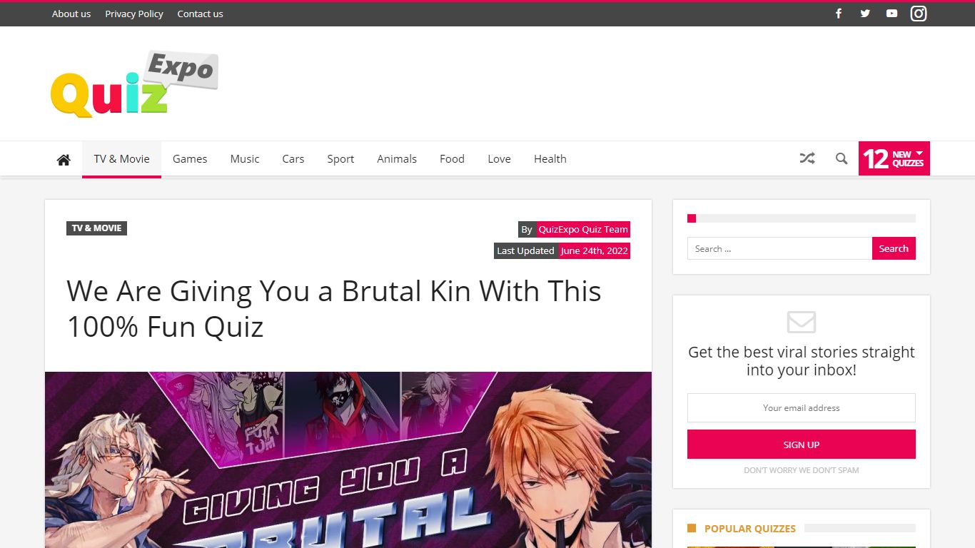 We Are Giving You a Brutal Kin With This 100% Fun Quiz - Quiz Expo