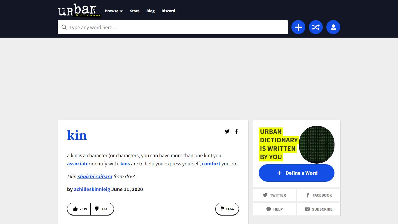 Urban Dictionary: kin